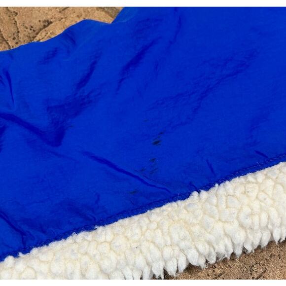 Nike Sherpa Fleece Half Zip Pullover Hooded Jacket Colorblock - Picture 7 of 7